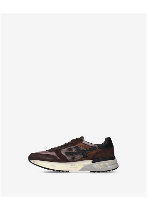 Premiata Mick 8434 Sneaker in Brown Suede Men's PREMIATA |  | MICK VAR8434